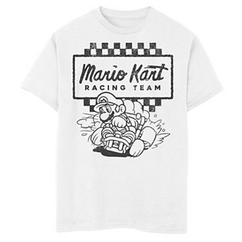 Boys Mario Kart Racing Team Drift Graphic Tee