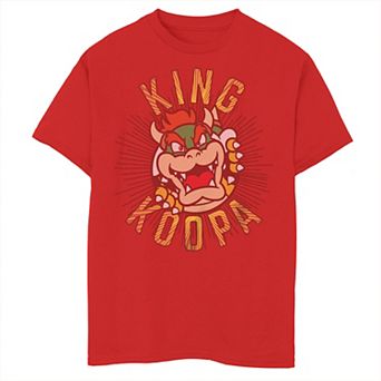 Boys 8-20 Nintendo Super Mario King Koopa Bowser Graphic Tee
