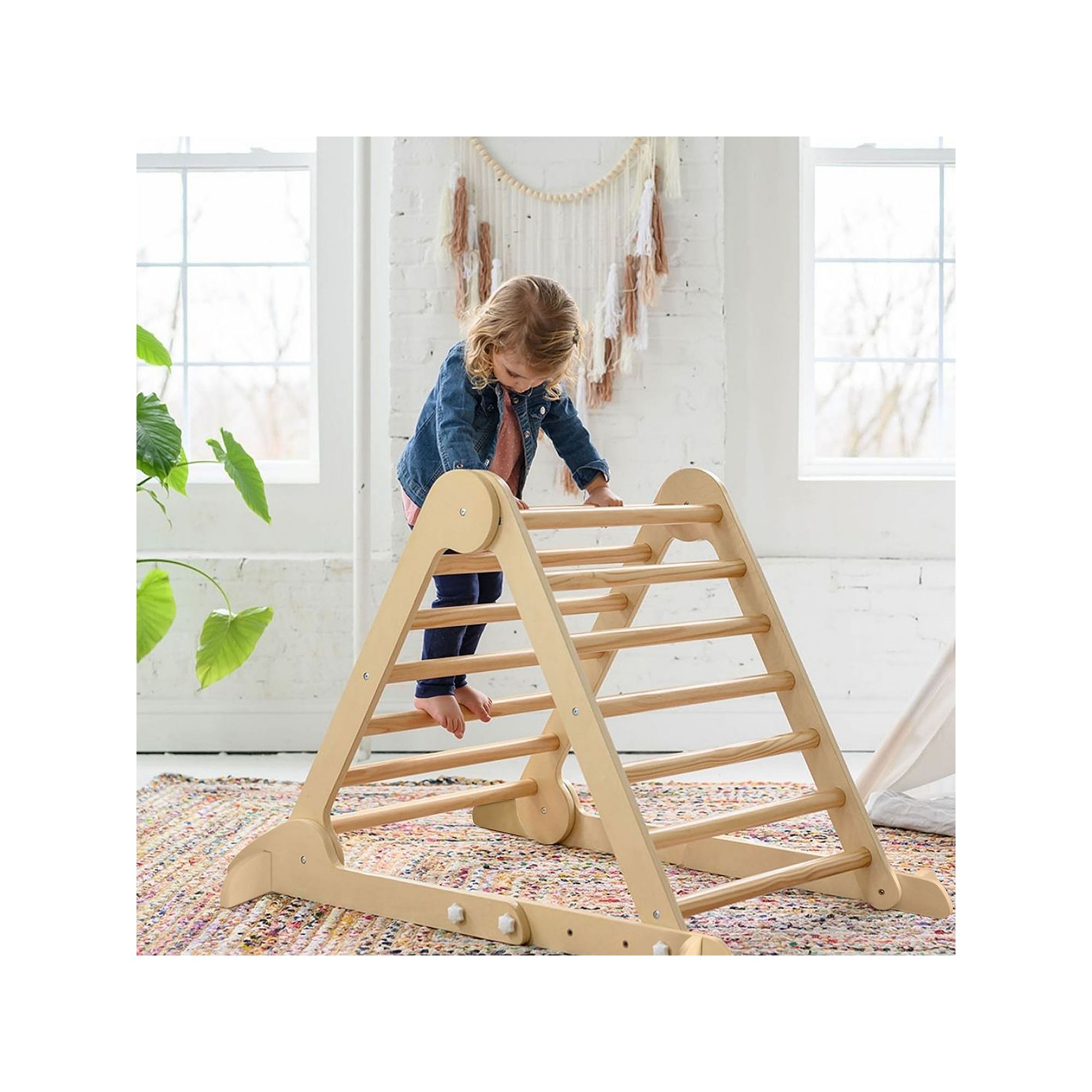 Little Partners Learn N Climb Triangle, Natural