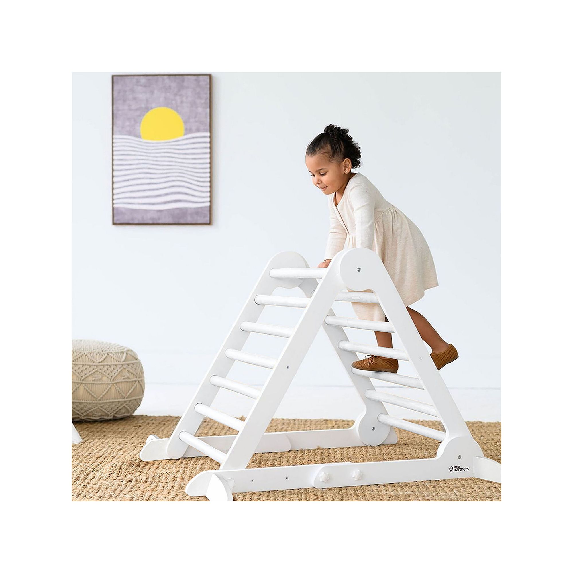 Little Partners Learn N Climb Triangle, Soft White