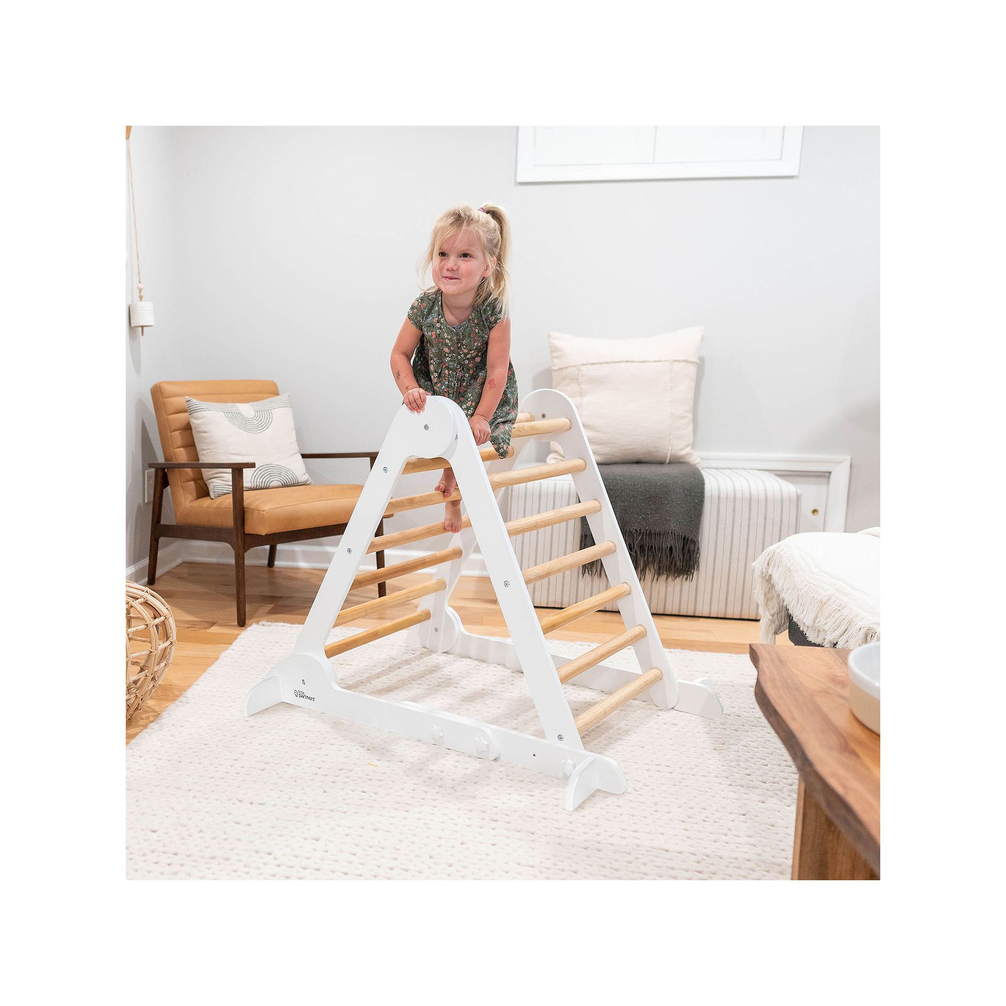 Little Partners Learn N Climb Triangle, Soft White Natural