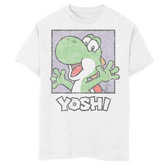 Boys 8-20 Nintendo Super Mario Happy Yoshi Graphic Tee