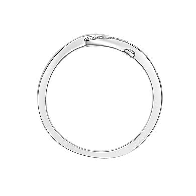 Gemminded Sterling Silver Diamond Accent Promise Ring