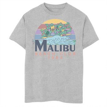 Boys 8-20 Teenage Mutant Ninja Turtles Malibu Beach 1984 Graphic Tee
