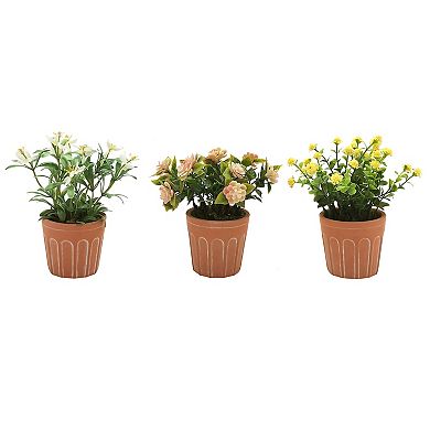 Sonoma Goods For Life Artificial Floral Plant Table Decor 3-piece Set