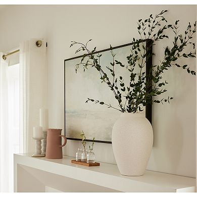 Everyday Decor Ceramic Handled Pitcher Table Decor