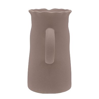 Everyday Decor Ceramic Handled Pitcher Table Decor