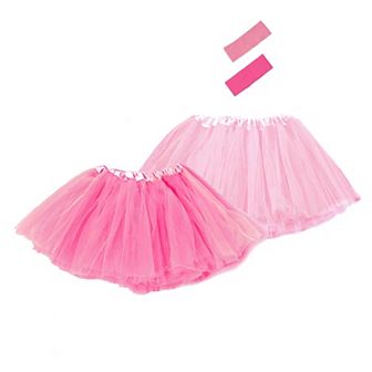Mi Amore Gigi Pink Tutu & Hairband Set