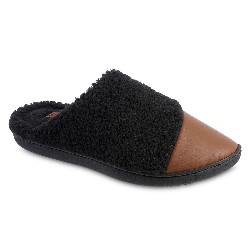 UPC 194194310059 product image for isotoner Tinsley Women's Memory Foam ECO Comfort Clog Slippers, Size: Small, Bla | upcitemdb.com