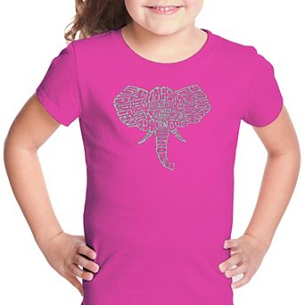 Tusks - Girl's Word Art T-shirt