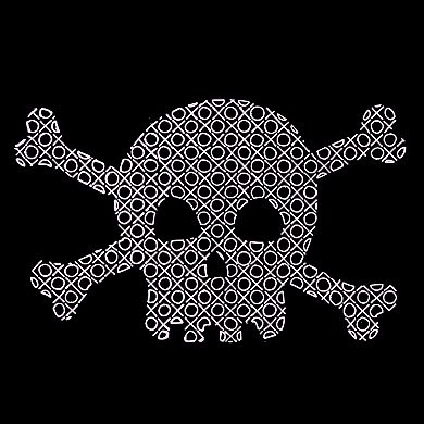 XOXO Skull - Girl's Word Art T-shirt