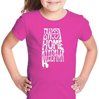 Sweet Home Alabama - Girl's Word Art T-shirt