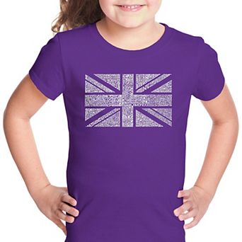 UNION JACK - Girl's Word Art T-shirt