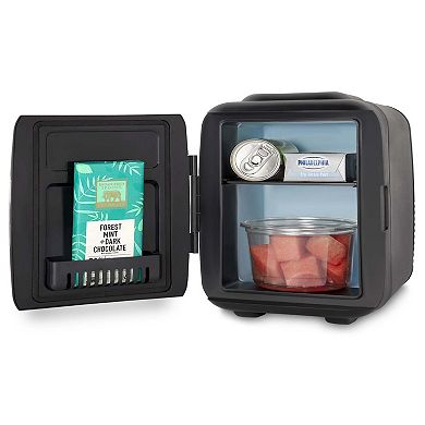 Cooluli Skin Care Mini Fridge For Bedroom - Car, Office Desk & Dorm Room - Portable 4l/6 Can