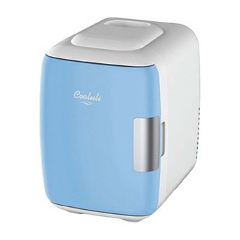 Cooluli Skin Care Mini Fridge For Bedroom - Car, Office Desk & Dorm Room - Portable 4l/6 Can