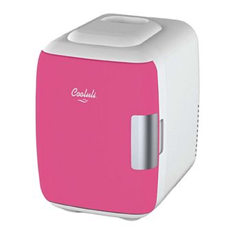 Cooluli Skin Care Mini Fridge For Bedroom - Car, Office Desk & Dorm Room - Portable 4l/6 Can