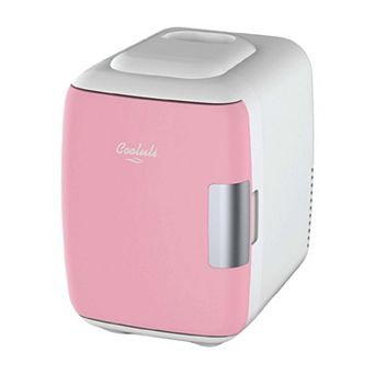Cooluli Skin Care Mini Fridge For Bedroom - Car, Office Desk & Dorm Room - Portable 4l/6 Can