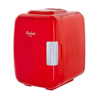 Cooluli Skin Care Mini Fridge For Bedroom - Car, Office Desk & Dorm Room - Portable 4l/6 Can