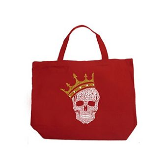 Large Word Art Tote Bag - Brooklyn Crown