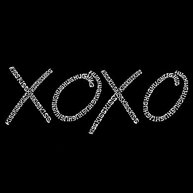 XOXO - Girl's Word Art T-shirt