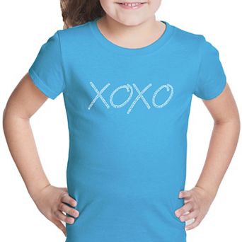 XOXO - Girl's Word Art T-shirt