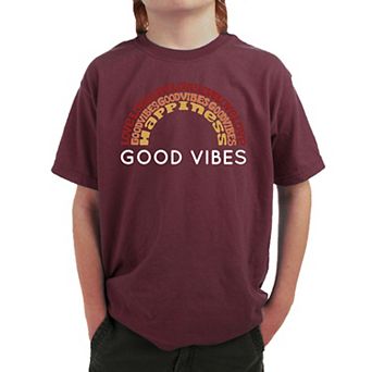 Good Vibes - Boy's Word Art T-shirt