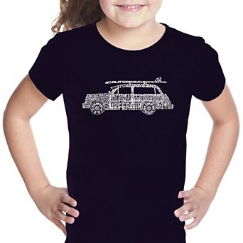 Woody - Classic Surf Songs - Girl's Word Art T-shirt
