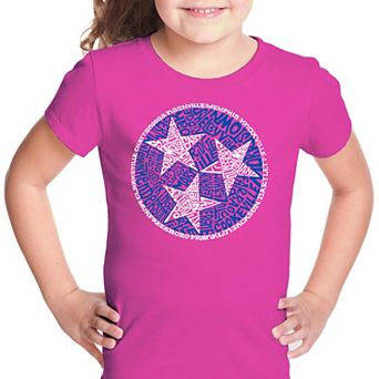 Tennessee Tristar - Girl's Word Art T-shirt
