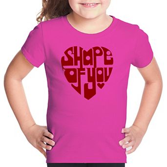 Shape of You - Girl's Word Art T-shirt