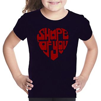 Shape of You - Girl's Word Art T-shirt