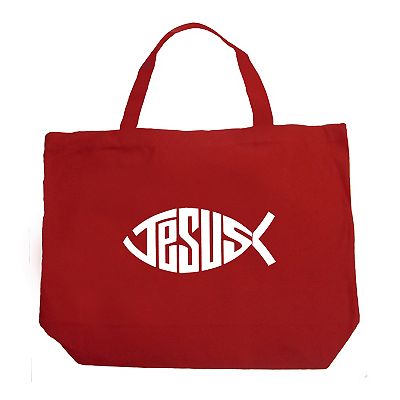 Jesus Fish Sign Tote Bag Jesus Fish Sign Tote Bag