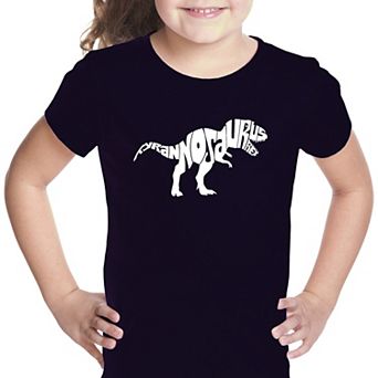 TYRANNOSAURUS REX - Girl's Word Art T-shirt