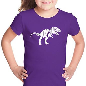 TYRANNOSAURUS REX - Girl's Word Art T-shirt