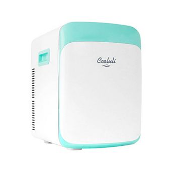 Cooluli 10l Mini Fridge For Bedroom - Car, Office Desk & College Dorm Room - 12v Portable Cooler