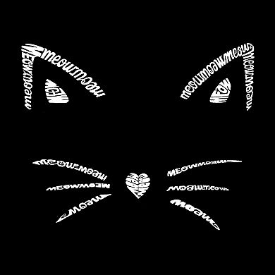 Whiskers - Girl's Word Art Hooded Sweatshirt