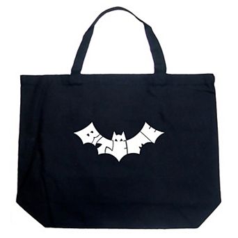 Large Word Art Tote Bag - BAT - BITE ME