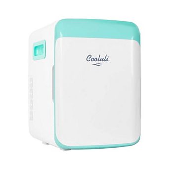 Cooluli 10l Mini Fridge For Bedroom - Car, Office Desk & College Dorm Room - 12v Portable Cooler