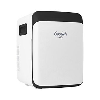 Cooluli 10l Mini Fridge For Bedroom - Car, Office Desk & College Dorm Room - 12v Portable Cooler