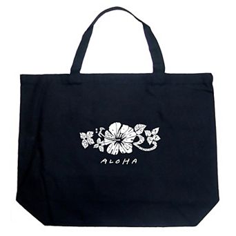 Large Word Art Tote Bag - ALOHA