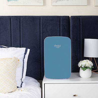 Cooluli 10l Mini Fridge For Bedroom - Car, Office Desk & College Dorm Room - 12v Portable Cooler