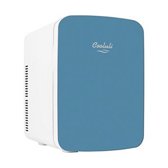 Cooluli 10l Mini Fridge For Bedroom - Car, Office Desk & College Dorm Room - 12v Portable Cooler