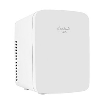Cooluli 10l Mini Fridge For Bedroom - Car, Office Desk & College Dorm Room - 12v Portable Cooler