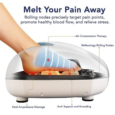 Miko Shiatsu Foot Massager with Deep Kneading and Heat