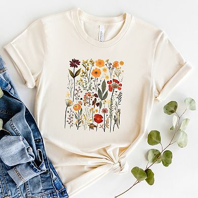 Simply Sage Market Vintage Pressed Flowers Short Sleeve Tee