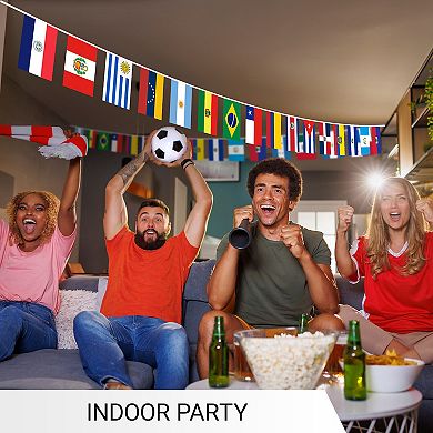 G128 Latin America 20 Countries 150D String Flag