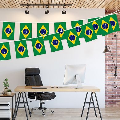 G128 Brazil 150D String Flag