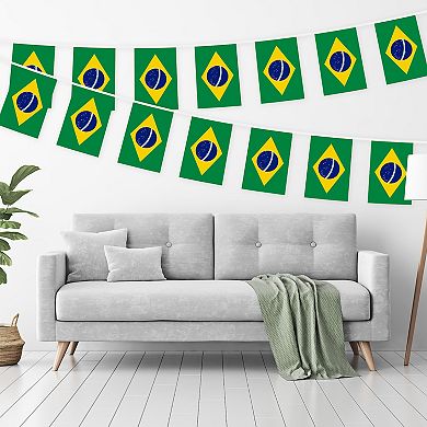 G128 Brazil 150D String Flag