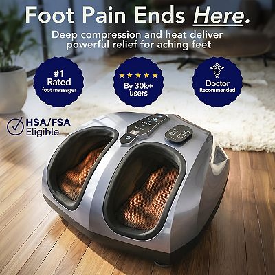 Miko Shiatsu Foot Massager With Heat and Multiple Functions