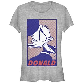 Disney's Donald Duck Juniors' Pop Art Portrait Graphic Tee