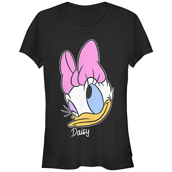 Disney's Daisy Duck Juniors' Winking Face Graphic Tee